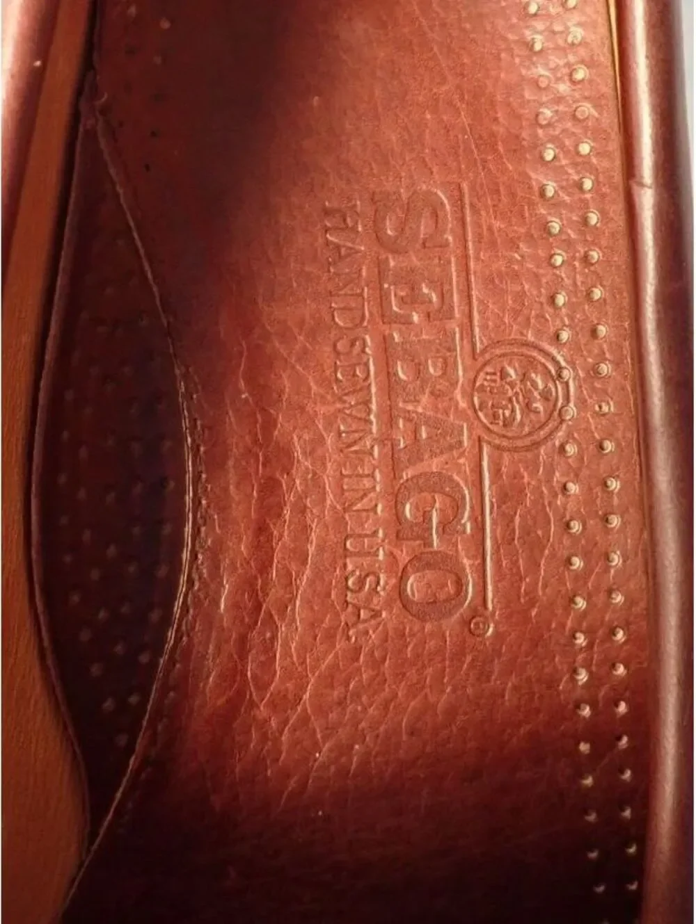 SEBAGO Beefroll Brown Leather Penny Loafers 2563W Size 9.5 D Made in USA Maine